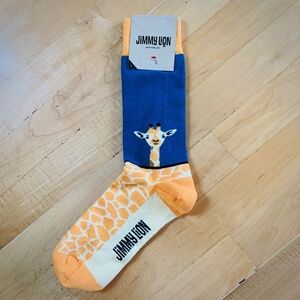 NWT Jimmy Lion Giraffe Socks - Unisex - Gift